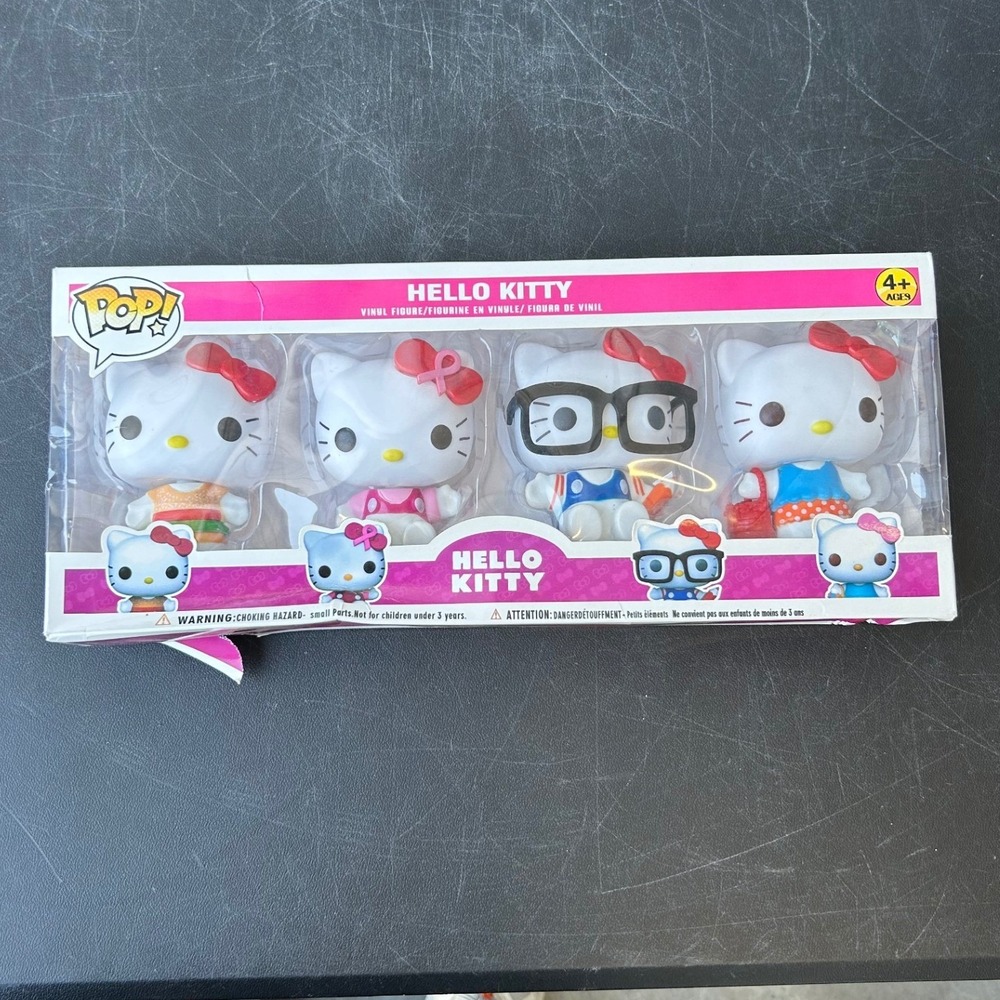 Hello Kitty and Friends 4-Pack Vinyl Figure Set Pop Style Sanrio Collectibles